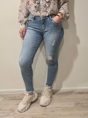 Hoftrends Spijkerbroek Damaged Jeans 36