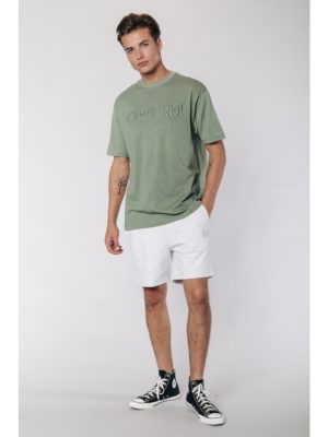 Colourful Rebel Under The Sun Embro Washed Tee Washed Army