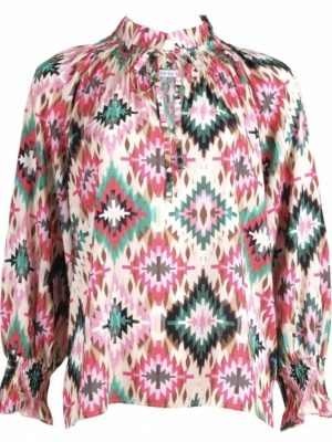 20To Blouse Smock – Aztec